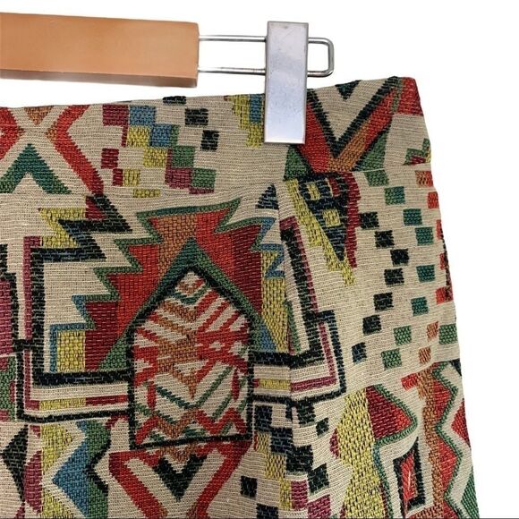 Solitaire by Ravi Khosla NWT Tribal Print Skirt - Picture 2 of 6
